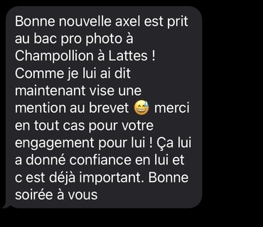 témoignage élève