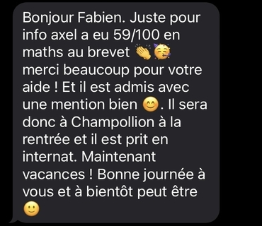 témoignage élève