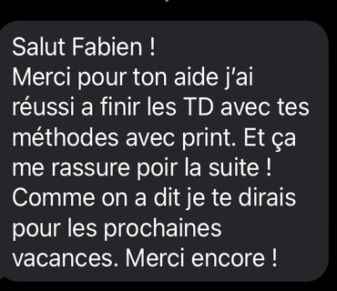 témoignage élève